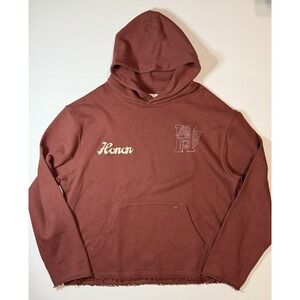 Honor The Gift Mascot Hoodie Size XL Maroon